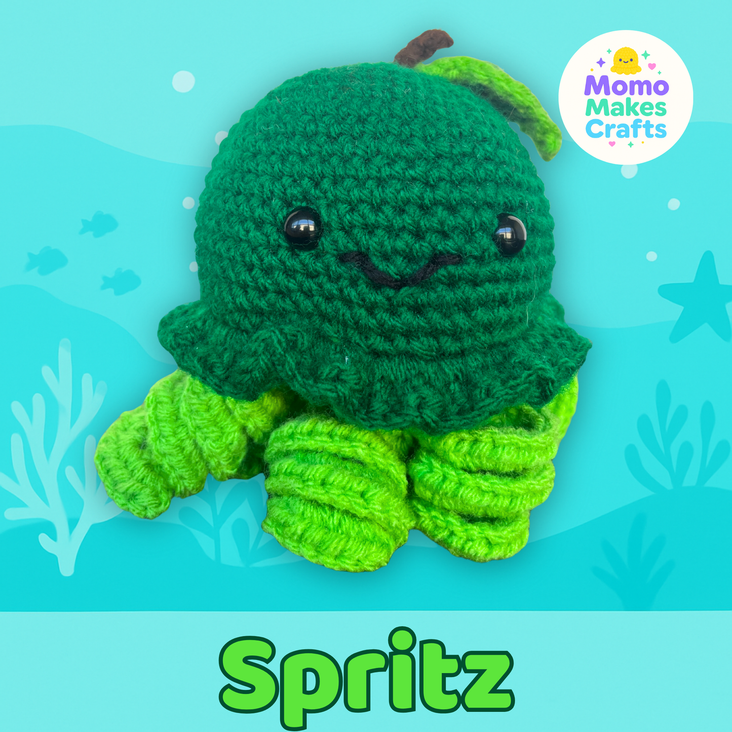 Fruit Jellyfish Collection – Handmade Crochet Plushies