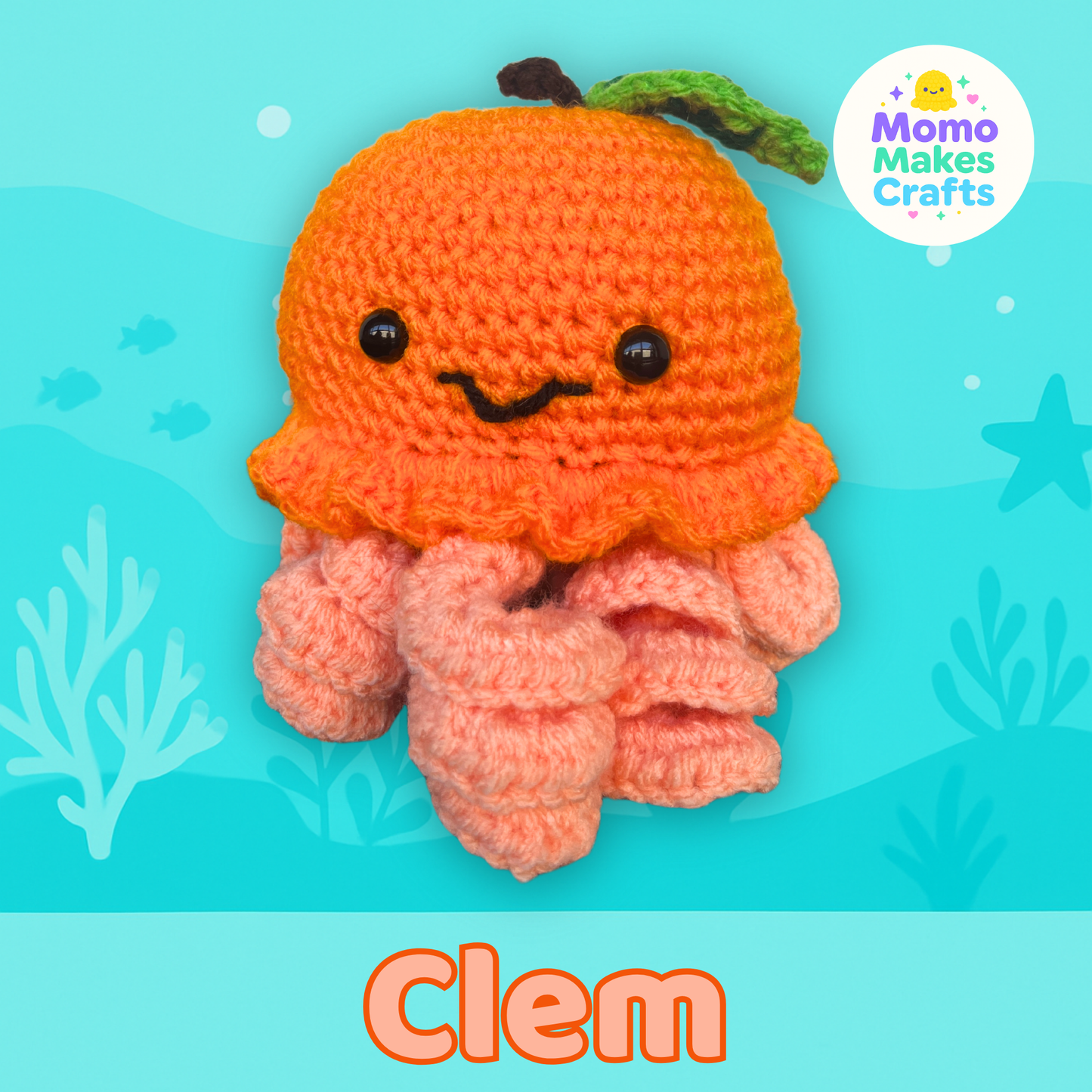 Fruit Jellyfish Collection – Handmade Crochet Plushies
