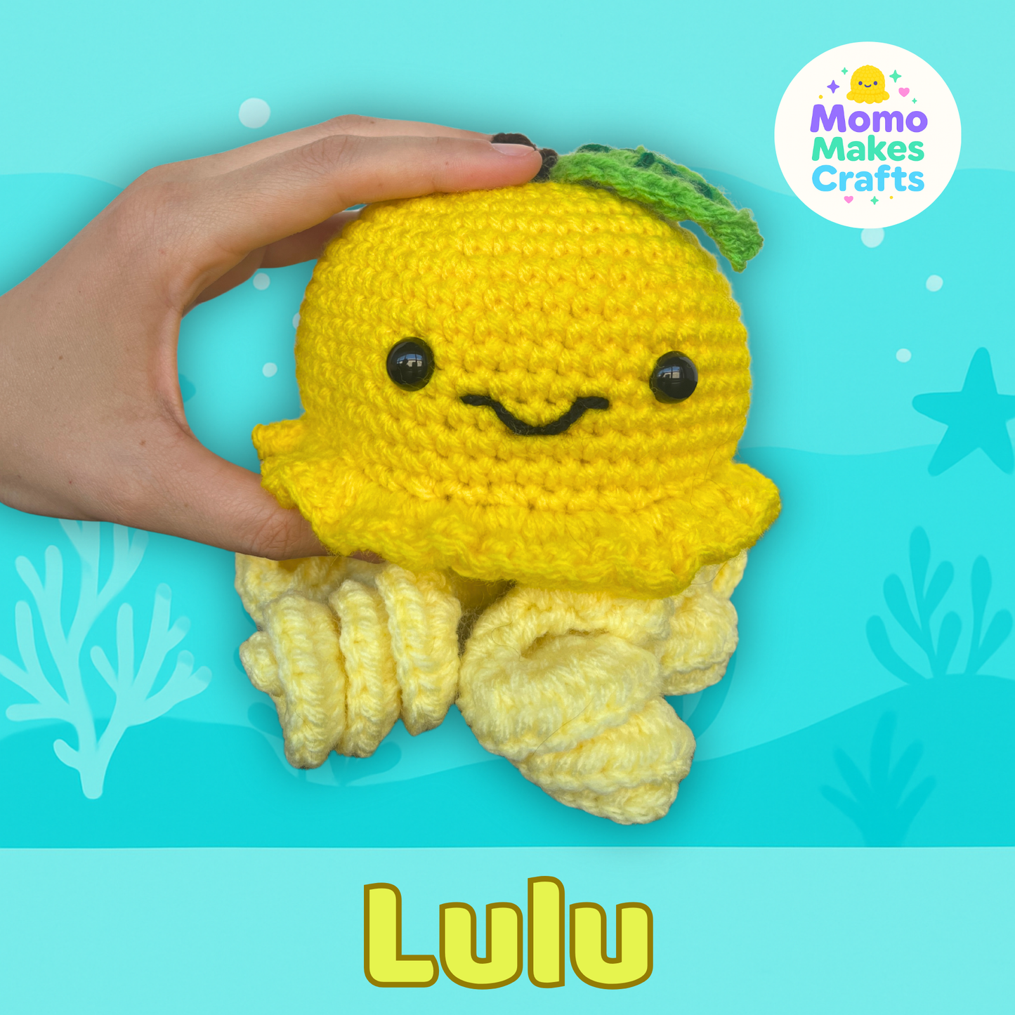 Fruit Jellyfish Collection – Handmade Crochet Plushies