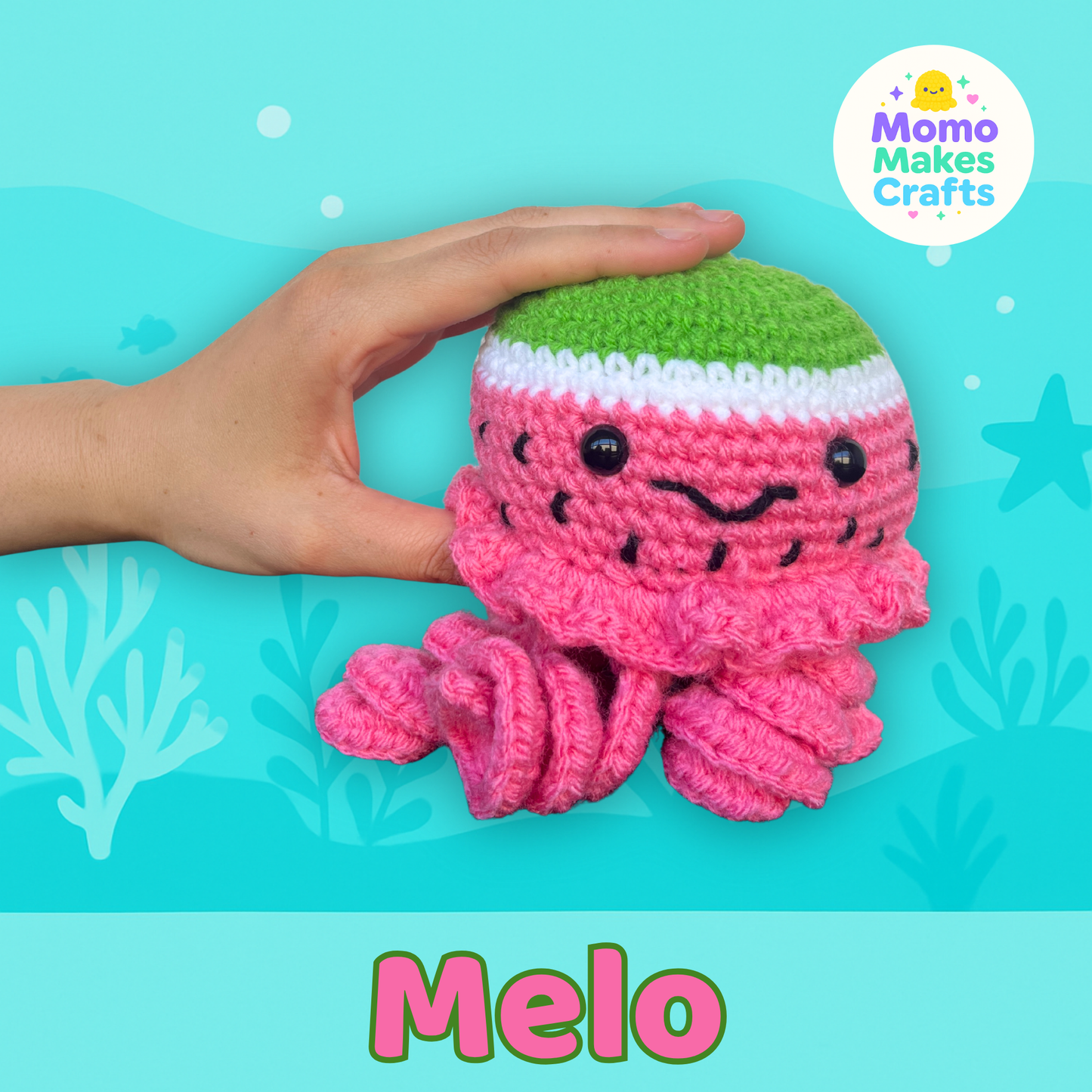 Fruit Jellyfish Collection – Handmade Crochet Plushies