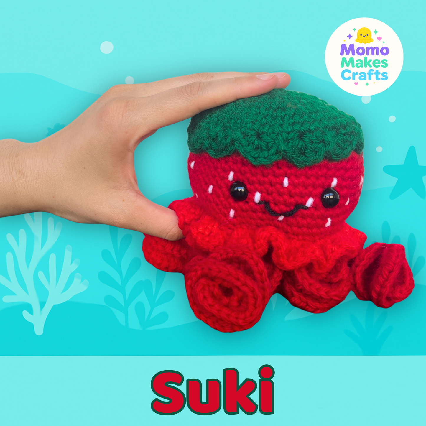 Fruit Jellyfish Collection – Handmade Crochet Plushies